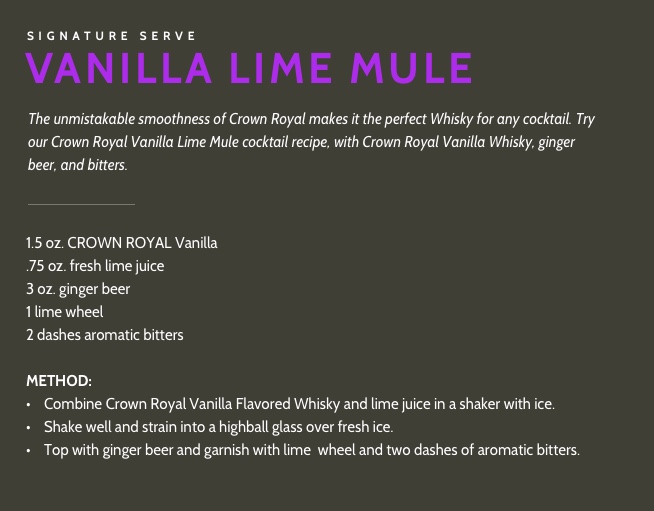 Crown Vanilla Lime Mule