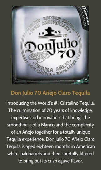 Don Julio 70 Añejo Claro Tequila