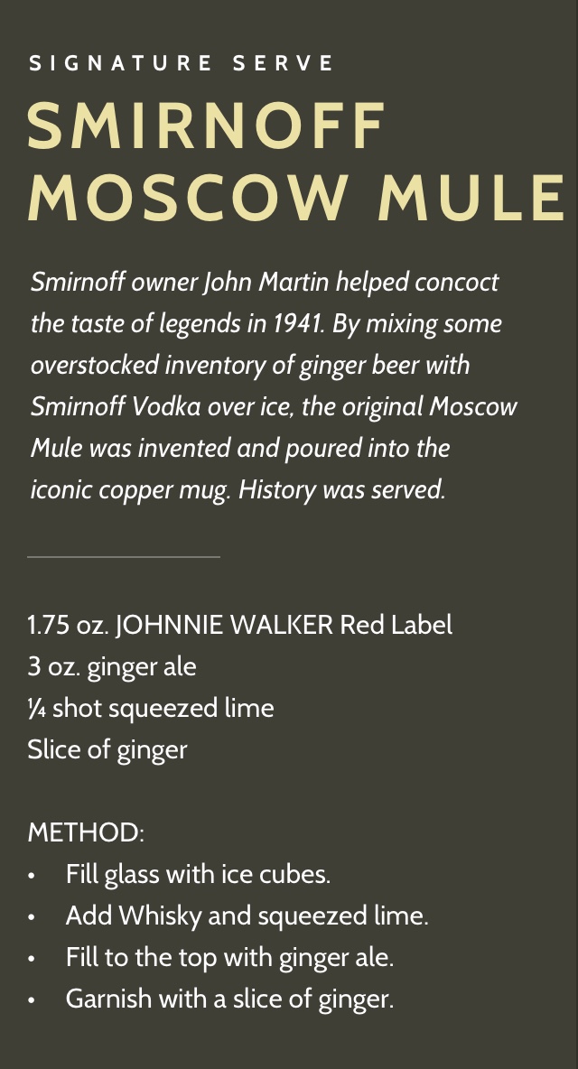 Smirnoff Moscow Mule